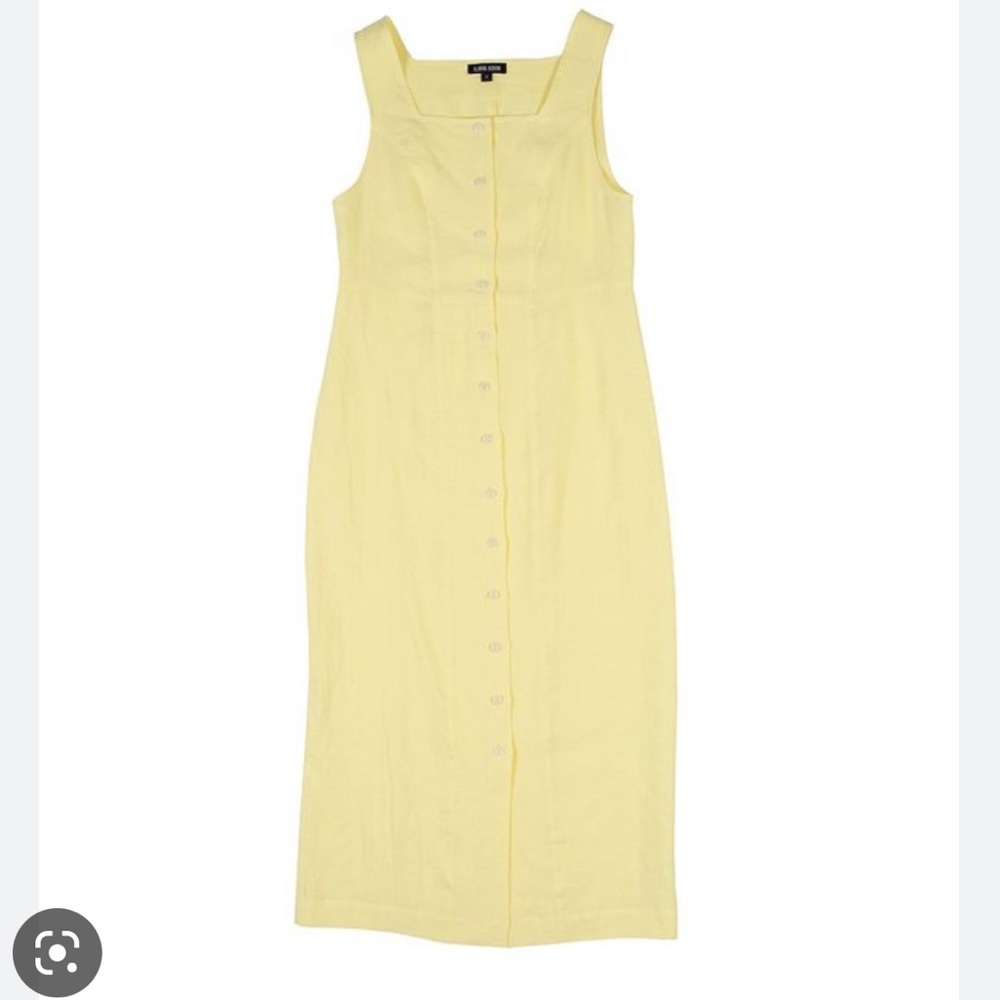 Ilana Kohn - Ginny Dress - Button Down Dress in Mellow Yellow